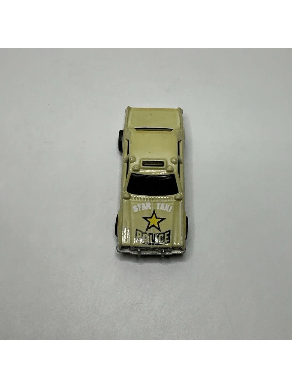 Vintage Hot Wheels 1977 POLICE STAR TAXI CAB Color Changer Car Malaysia 